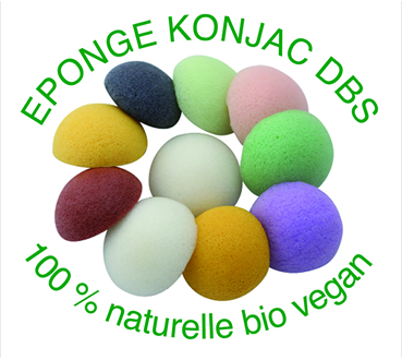 Éponge konjac corps XL à l'argile verte - Épongekonjac bio